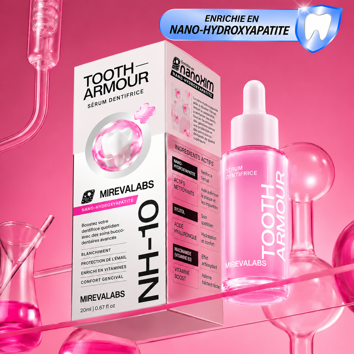 MIREVALABS TOOTH ARMOUR™ Sérum de Soin Dentaire Avancé