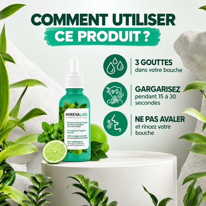 MIREVALABS Gouttes pour une haleine fraîche