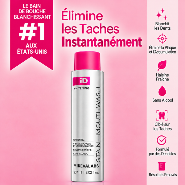 Mirevalabs Bain de Bouche Blanchissant Fraîcheur & Éclat
